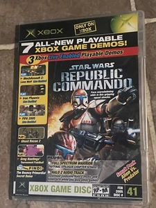 Xbox Feb 2005 Disc #41 Star Wars Republic Commando + 7 - Picture 1 of 6