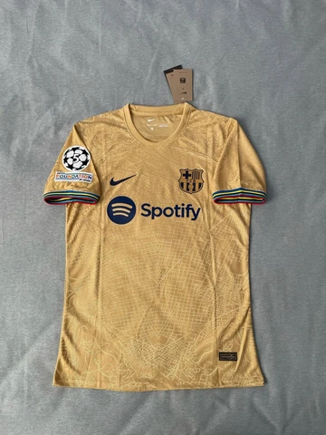 New FC Barcelona  Away Player Version Jersey Lewandowski #9 22/23 Season Cover