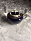Vintage Blue With A Gold Trim Teapot By Echt Weimar Kobalt Made In Germany(Used)