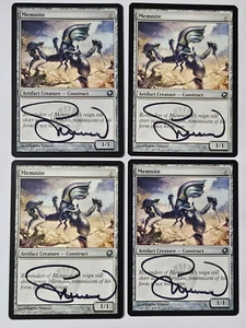 4x MEMNITE Non-foil PLAYSET ARTIST SVETLIN VELINOV SIGNED MTG Signature AUTO - Picture 1 of 2