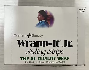 Graham Beauty Wrapp-It Jr. Styling Strip Refills 9 packs of 40 strips Black - Picture 1 of 2