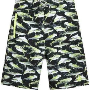Body Glove Boys Size 10/12 MEDIUM Swim Shorts NWT Sharks 50+ UPF Lined - Picture 1 of 7
