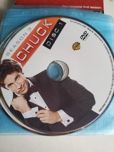 Chuck Season Three Disc Only Loose DVD TV Series Warner Bros. - Picture 1 of 10
