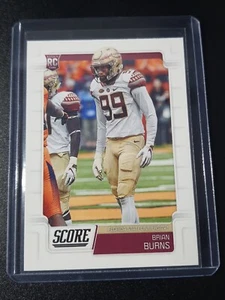 Brian Burns - Score Football 2019 - New York Giants, FSU Seminoles - RC - Bild 1 von 2