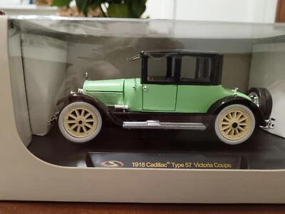 1918 CADILLAC TYPE 57 VICTORIA COUPE Modellino Auto 1:32 SIGNATURE MODELS - Immagine 1 di 4