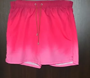 Bugatchi Design Men's Shorts Pink Light Pink Beach Athletic Boxer Swim Sz XL - Picture 1 of 12