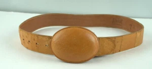 Rebelde Genuine Ostrich Belt Leather Oval Buckle 30” New Very Nice ! - Picture 1 of 5
