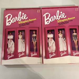 Barbie 3 Vitrinen 1991 Mattel 2923 Vintage Neu Nie geöffnet - Bild 1 von 21