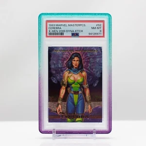 Marvel Masterpieces 1993 Cerebra #S2 X-MEN 2099 Dyna-Etch FLEER - PSA 8 NM - Picture 1 of 4