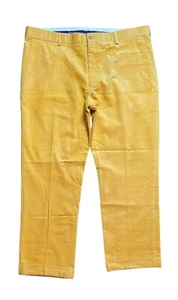 Ralph Lauren Purple Label Yellow Corduroy Pant 38x30 Cotton Italy Cuffed - Picture 1 of 7