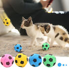 4 Pack Pet Toys Small Foam Soccer Balls Colorful Cat Toys  Gifts For Cats Dogs