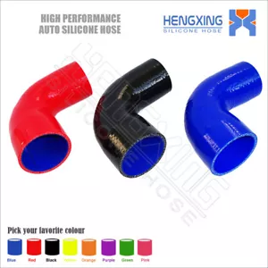 90 Degree Reducer Silicone Elbow Air Hose Pipe Bend Turbo Water Intercooler Tube - Picture 1 of 12