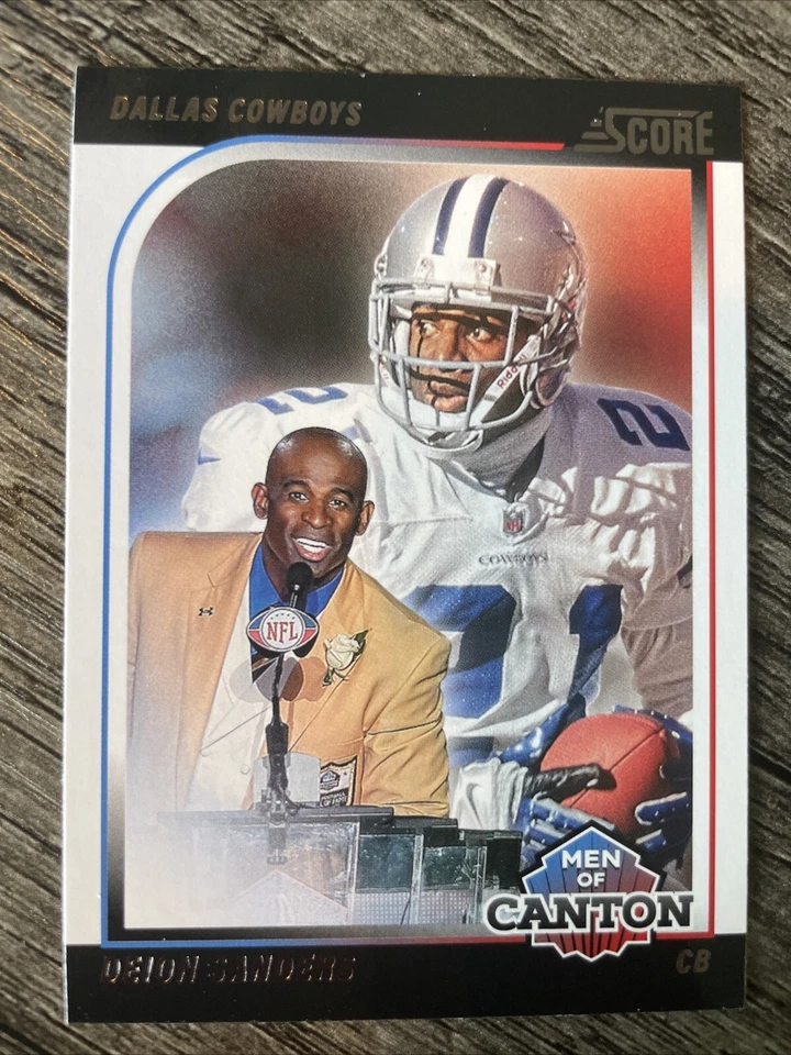 Deion Sanders 2024 Score Football MEN OF CANTON #5 Dallas Cowboys - Image 1 of 1