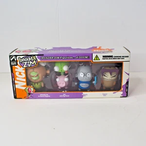 Invader Zim Figurines Of Doom Figures Palisades Nickelodeon 2005 Vintage New NOS - Picture 1 of 9