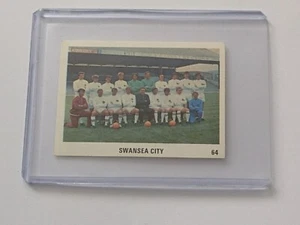 Tarjeta intercambiable de fútbol americano Swansea City 1970/71 The Sun #64 foto del equipo - Imagen 1 de 5