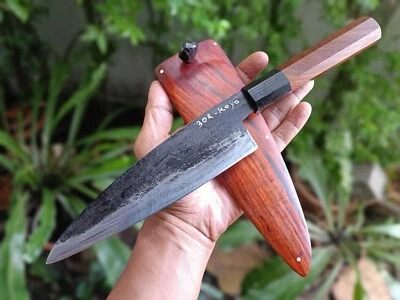 Handgefertigtes Bowie Camp Jagdmesser 8" Japan Lagerstahl geschmiedet, Horn, ... - Bild 1 von 4