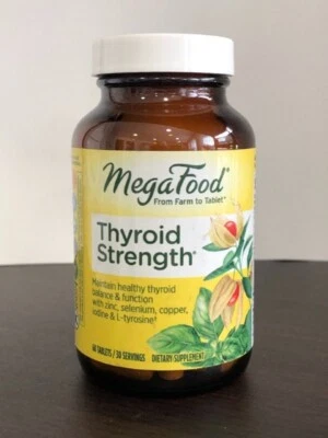 # MegaFood Thyroid Strength 60 Tablet EXP 09/2025 - Image 1 of 3