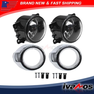Pair Left+Right Fog Lamps Assembly For Ford Focus 2012-2014 Clear Lens 2.0L - Picture 1 of 7