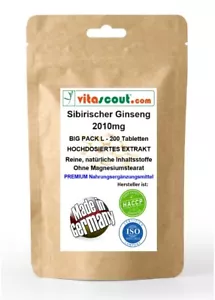 Sibirischer Ginseng Extrakt entspricht 2010mg Pulver PRO TABLETTE 200 Tabletten - Bild 1 von 4