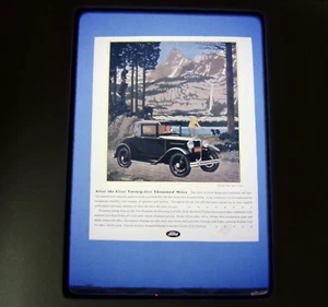 Ford Sport Coupe Vintage 35MM Slide Car Advertising Automobilia - Picture 1 of 3