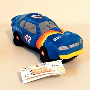 1998 Series Nascar Beanie Racers Joe Nemechek #42 Bellsouth Race Car Plush w/Tag - Picture 1 of 6