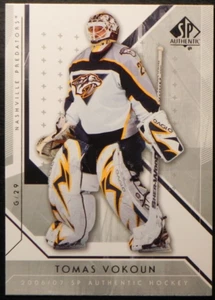 2006-07 06/07 SP Auténtico #47 Tomas Vokoun Nashville Predators - Imagen 1 de 2
