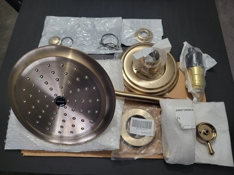 Delta T17T297-CZ Cassidy TempAssure Serie 17T Doble Manija Ducha Solo Borde, CB Foto 1 de 1