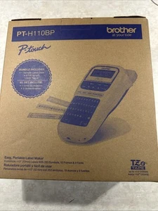 Brother P-Touch PTH110BP Easy Portable Label Maker Bundle 4 Label Tapes, New - Picture 1 of 5