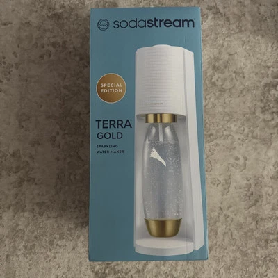 SodaStream Terra Sparkling Water Maker with CO2 and Carbonating Bottle White - Image 1 of 4