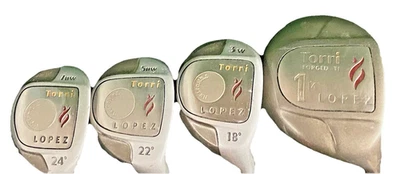 Nancy Lopez Torri Wood Set 14* Driver, 3W, 5HW, 7HW Ladies Graphite RH New Grips - Image 1 of 4