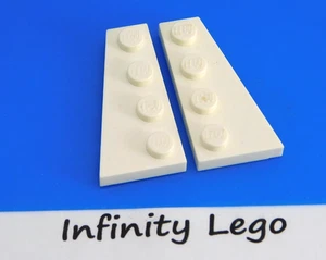 4 Pair LEGO White Wedge Wing Plate 2 x 4 Left & Right (41769 41770) - Bild 1 von 1