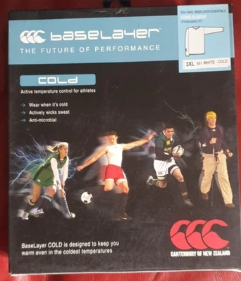 CANTERBURY - CCC- BASELAYER COLD - LONG SLEEVE - NAVY - 3XL - Image 1 of 2