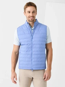 PETER MILLAR Crown Sport All Course Vest Full Zip Bondie Blue Size L - Picture 1 of 3
