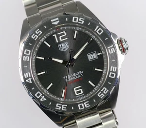 Tag Heuer Uhr Formula 1 Calibre 5 WAZ2011 Automatik Herren 43mm B+P - Picture 1 of 11