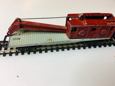 Carro grúa diecast Lone Star sin canastilla trenes escala N Foto 1 de 3