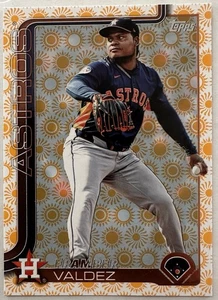 2025 Topps Holiday Sun Karte #544 Framber Valdez Houston Astros - Bild 1 von 6