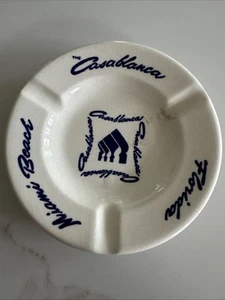 Vintage Royal China 5.5” Advertising Ashtrays The Casablanca Miami Beach - Picture 1 of 5