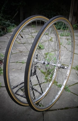 Campagnolo Nuovo Record High Flange Hub 1035 / Rigida Pro / Tubular Rim Wheel - Bild 1 von 4