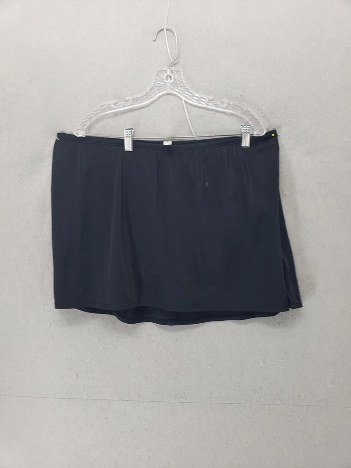 Falda de baño Lane Bryant para mujer 22 boardshort acanalado talla grande traje de baño playa piscina Foto 1 de 4
