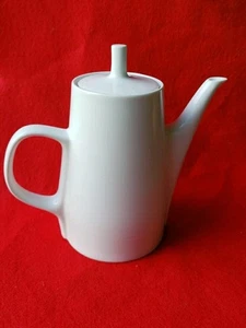Vintage MCM Melitta Weiß Porzellan Kaffee/Teekanne Made In Germany - Bild 1 von 7
