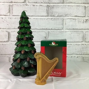 Ornamento arpa musicale Kurt Adler Merry Melody testato e funzionante con scatola - Foto 1 di 6