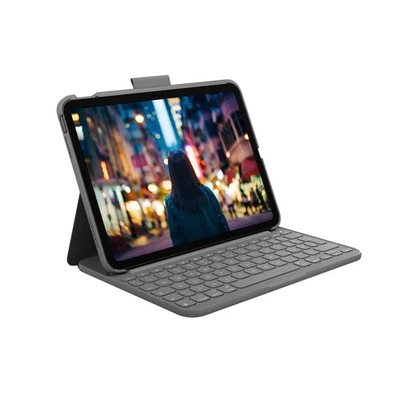 Logitech Slim Folio für iPad 10.Generation und A16 Bluetooth-Tastatur-Case, DE-L - Bild 1 von 4