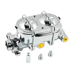 Cilindro maestro de aluminio estilo universal y Corvette para GM diámetro de 1-1/8" 4 puertos - Imagen 1 de 8