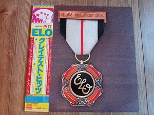 ELECTRIC LIGHT ORCHESTRA - ELO's GREATEST HITS LP 1979 OBI INSERT JAPAN EX - Imagen 1 de 10