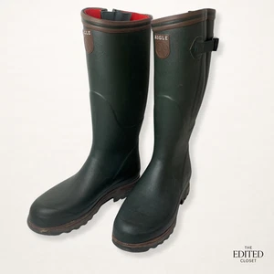 AIGLE Parcours 2 ISO Boots EU 43 ✦ Waterproof Gumboots ✦ French Quiet Luxury - Picture 1 of 12