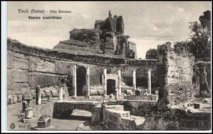 Cartolina Italiana ~1910 TIVOLI Roma Vintage Postcard Villa Adriana Eco - Picture 1 of 1