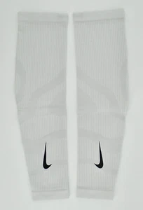 Nike Zoned Support Arm Sleeves Running Adult S/M Summit White/Phantom Dust - Picture 1 of 6
