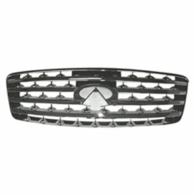 Front Grille WO/ Sport Package Chrome/Black fits 2003 2004 2005 Infiniti FX35 - Image 1 of 2