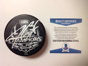 Justin Williams Signed Autographed 2014 Kings Stanley Cup Puck Beckett BAS COA a - Picture 1 of 2