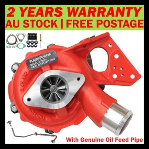 GEN1 High Flow Turbo No Actuator+Oil Feed Pipe For Mazda BT-50 3.2L 2011-2015 - Picture 1 of 16
